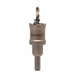 Starrett Carbide Tipped Hole Saw - CTD28 TCT Deep Cut Holesaw Cutter - For Metal Stainless Steel Iron Aluminium - 21mm