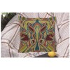 WONDERTIFY Nouveau Style Flower Cushion Cover New Geometric Design Arts