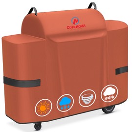 M COMNOVA OUTDOORS Comnova Grill Cover for Traeger Ironwood 885-600D Wood Pellet Smoker Cover for Traeger Waterproof Heavy Duty, Premium Pellet BBQ Cover Accessory for Traeger Ironwood 885 Grills