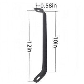 2006-86 Wheelbarrows Front Brace,fit for 6 Cubic Foot True Temper Wheelbarrows,Cart Front Support Brackets,Wheelbarrow Axle Bracket,Compatible with WB 1006, WB 1006FF, WB 2006, WB 2006FF