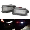 1 Pair DC12V 3200K 18 LEDs Number Plate License Panel