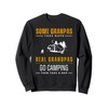 campers' catnap: grandpas' humorous outdoor snooze tee Sweatshirt