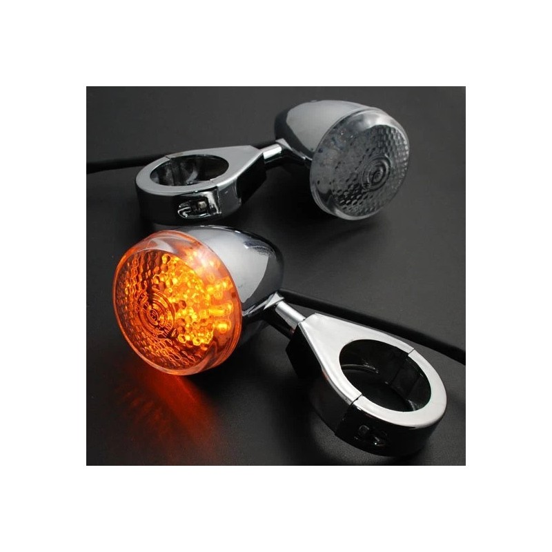 Astradepot 4x Motorcycle LED Turn Signal Light 41mm Front Rear