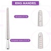 AMGSH Ring Mandrel Sizer Tool with Metal Mandrel Finger Sizing