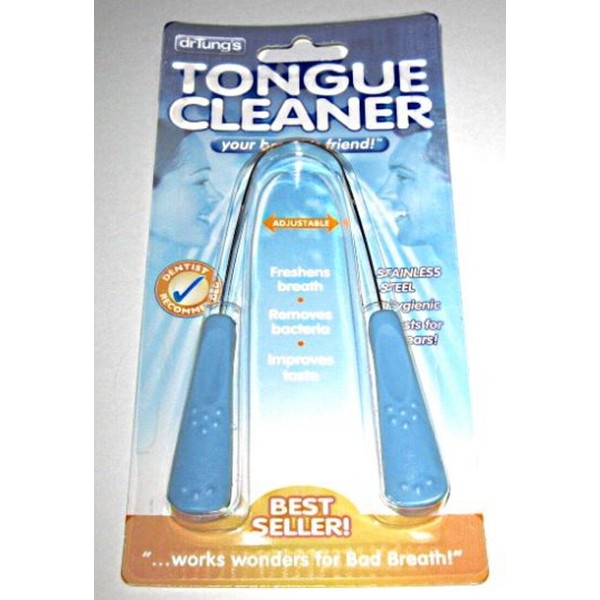 Dr Tungs Stainless Steel, Adjustable TONGUE CLEANER