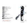 Keenso Suspending Descent Descender Rope Clamp Grab Climbing Descender Self-Braking