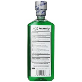 ACT Anticavity Fluoride Mouthwash, Mint, Alcohol Free, 18-Ounce Bottle (Pack of 6)