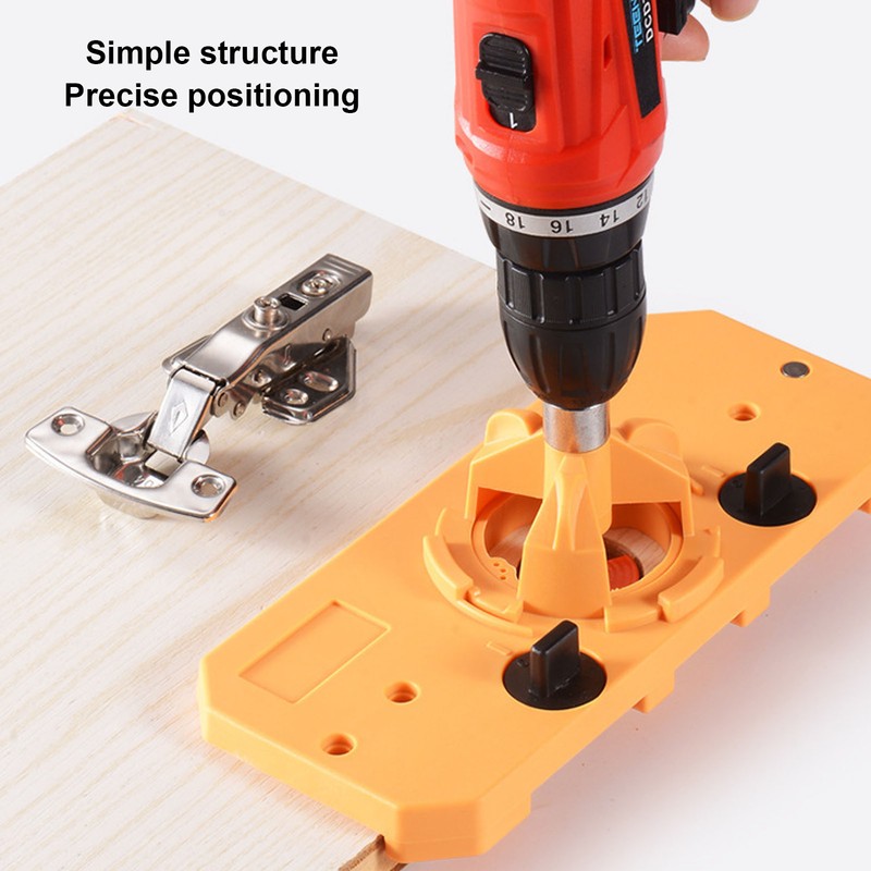 Woodworking Hinge Hole Puncher Cabinet Door Hinge Hole Opener 35mm