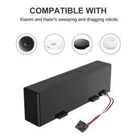 energup 14.8V Battery Relacement for Xiaomi Mijia Sweeping and Dragging Vacuum Battery Haier JX37 Sweeping Machine STYTJ02YM Yunmi Mopping Robot Vacuum Cleaner