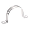 sourcing map 56mm(2.2") Rigid Pipe Strap, 2 Hole Tube Straps