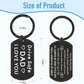 VivaJoy Dad Gifts, Graduation Gifts, Birthday Fathers Day Gift, Teacher Gifts, Gift for Teachers, Stainless Steel Keychain (Dad Gifts)
