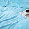 MOONLIGHT20015 Fleece Blanket Throws for Sofas - 400 GSM Blue