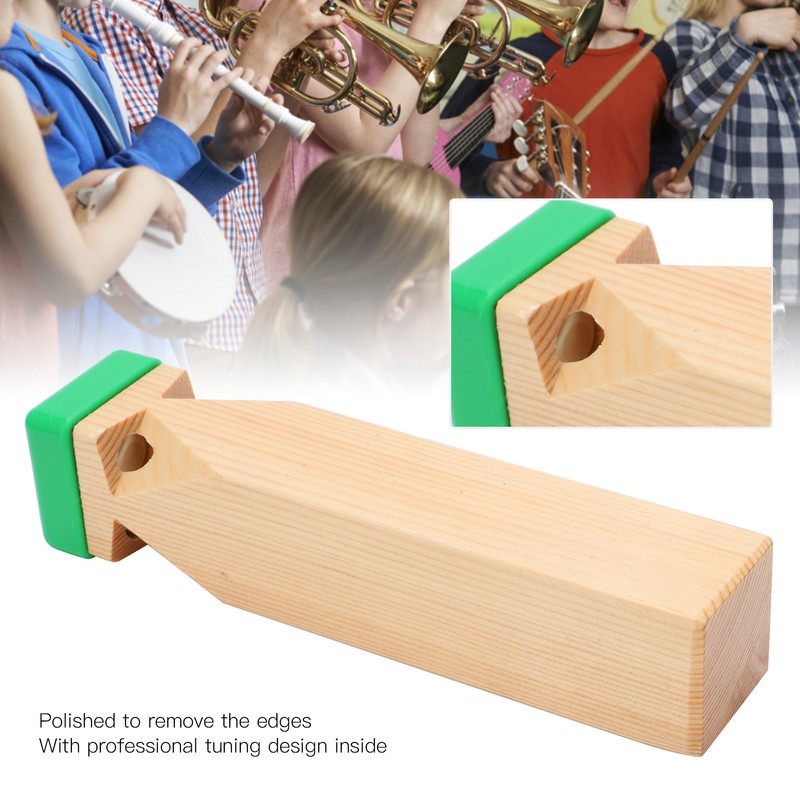 Wooden Train Whistle Beech Wood Musical Instrument Accessories Toy Gift