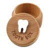Tooth Fairy Box 3D Carved Wooden Box Souvenir Dropped Tooth