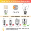 ZHENMING LED Refrigerator Light Bulb ac100-265v 3.5w kei d34l 4W