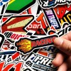 Unbranded 100PCS JDM Stickers Pack Helmet Car Motorcycle Racing Motocross