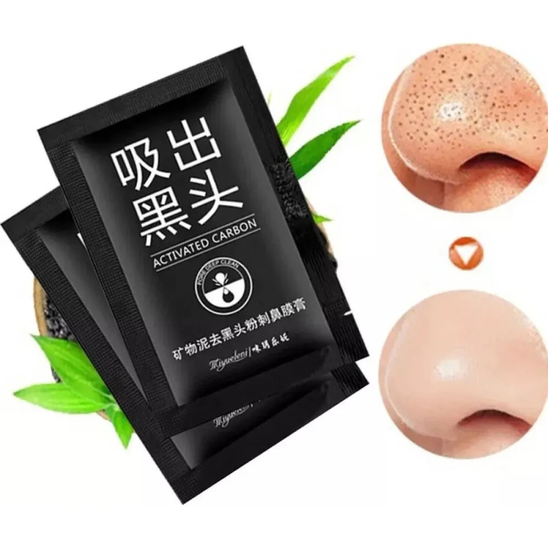 200 Mascarilla Negra Black Head Puntos Negros Sobres 6g