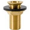 Drip Tray Drain Assembly, 2" Brass Drain Fitting with 1/2"
