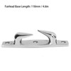 118mm/4.6in Bow Chock Stainless Steel Hollow Fairlead Anchoring Mooring Cleats