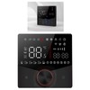 Thermostat ABS Black Smart Programmable WiFi Digital Touchscreen LCD Color