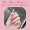 NovaCharm Sheer Pink Nail Polish - 12ml Clear Pink Nail
