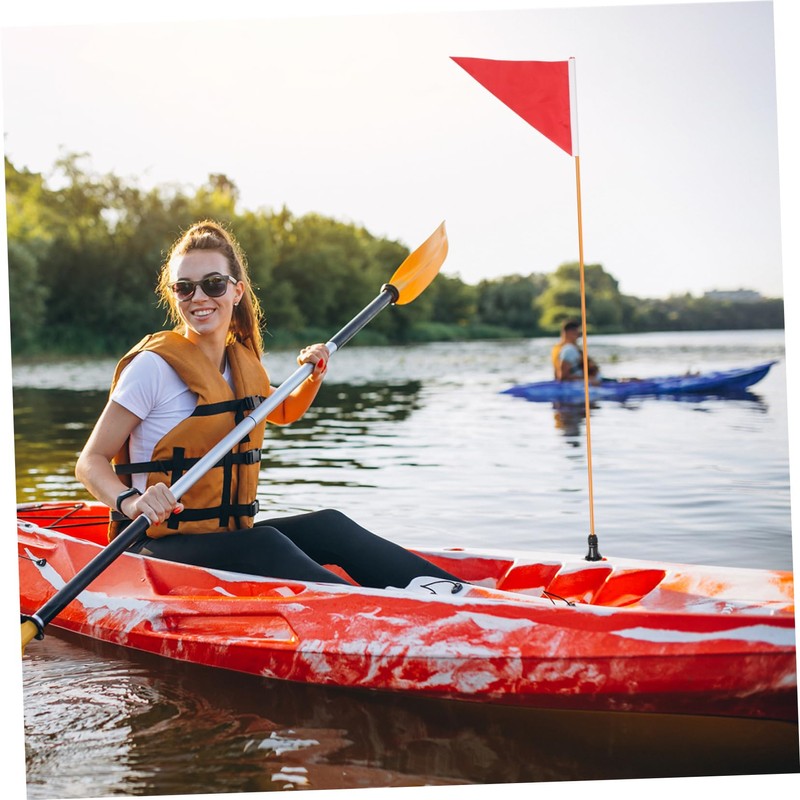 SUPVOX Professional Kayak Accessory Folding Flag Pole Easy Install/disassemble for