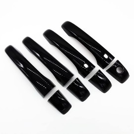 erushautoparts Black Door Handle Covers Compatible with 300C+Journey