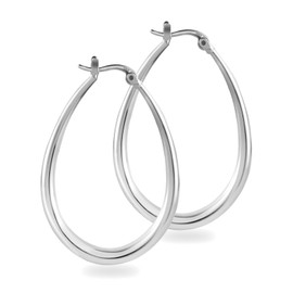 ALEXCRAFT Hoop Earrings 925 Silver for Women Earrings Small Huggie Hypoallergenic Earrings, Brass, No Gemstone