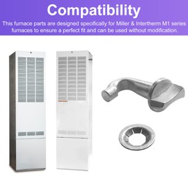 618107R Furnace Door Latch for Nordyne Control Board Replacement for Nordyne 618107R Furnace Door Pawl Latch (1PCS)