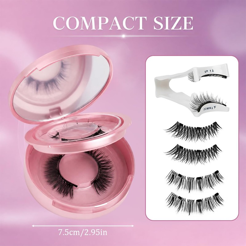 Magnetic Eyelashes Set - Magnetic Lashes with Applicator, Natural Look