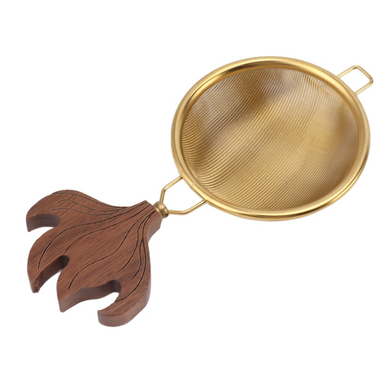 Tea Strainer with Handle Easy To Clean Large Capacity Stainless