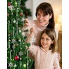 18 Ornamentos navideños, Cristales para arbol de Navidad