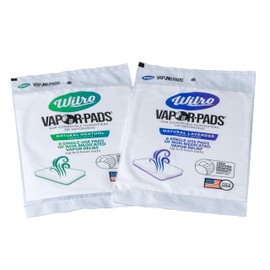 Wilro Sample Pack, 6 Calming Lavender & 6 Soothing Menthol Vapor Pad for Humidifiers, Vaporizers and Waterless Plug in Units, Made in The USA, 12 Pack