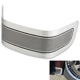 Chrome Front Lower Fender Trim Skirt For Harley Touring Road King Electra Glide Ultra Classic Tri Glide Ultra Road Glide Street Glide 1980-2013 2014 (Chrome, 2014-Later)