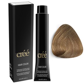 Cree Professional 8.7 - Light Sand Blond Permanent Hair Color - Long Lasting, Rich Vibrant - Gray Coverage 100ml - 3.4 fl.oz.