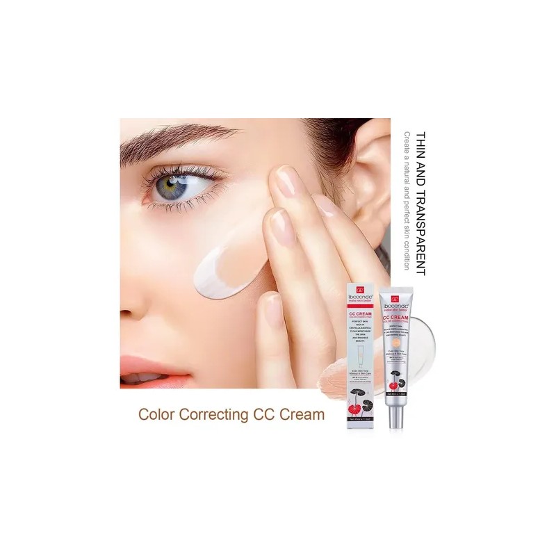 Cc Cream Foundation Rica En Centella Asiática, Hidratante E