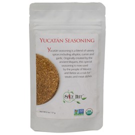 Organic Yucatan Seasoning for Meat/Vegetables/Grilling, 2 ounce, The Spice Hut, small pouch