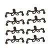 Brown Cast Iron Octopus Drawer or Cabinet Door Pulls Set