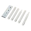 5pcs Snap Rivet Setter Die Punch Snap Kit Large Installation