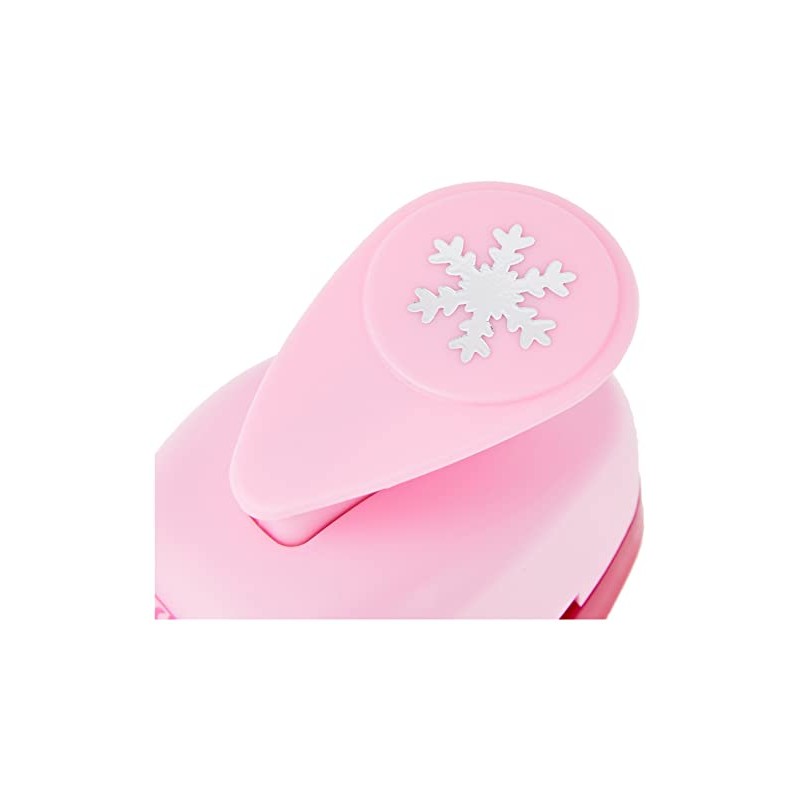 efco 1790059 Punch S, Snowflake Motif Punch, Core: Metal, Pink,