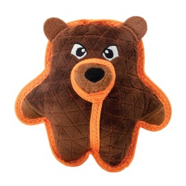 Outward Hound Xtreme Seamz Bear Squeaky Plush Dog Toy - Reinforced Dense Stuffing Plush Toy