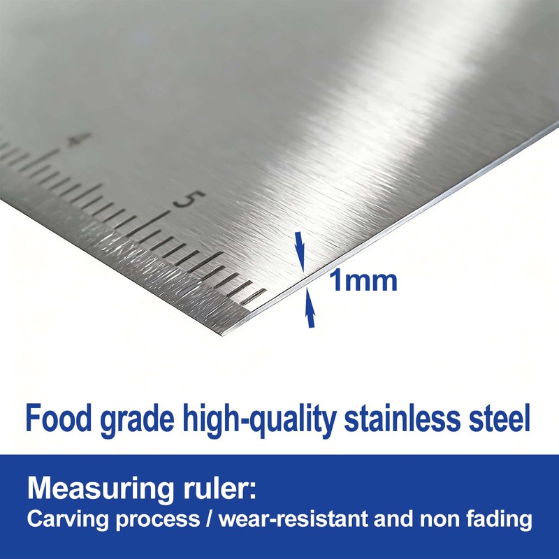 Vriysei Professional Dough Cutter & Bench Scraper - Ultimate Dough
