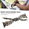 Replacement Watchband Sweat Proof Elastic Buckle Nylon Weaving Watch Strap
