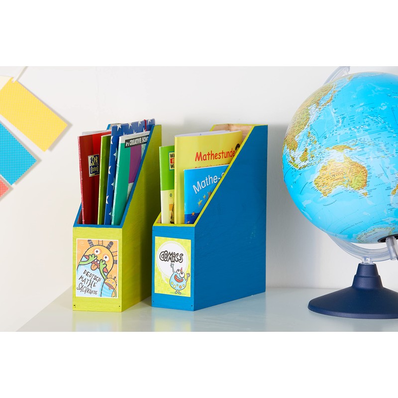 VBS Magazine Rack 25 x 9 x 32 cm Wooden