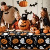 3Pack Halloween Tablecloth 54 x 108 Inch Black Halloween Table