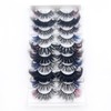 IFLOVEDEKD 10 Pairs Russian Strip Lashes With 5 Colors 25mm