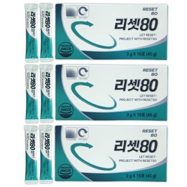 Reset80 3g total 45 packs / 리셋80 3g 총 45포