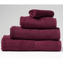 Blue Label 500gsm Plain Plum Hand Towel (SEE SIZE OPTIONS)