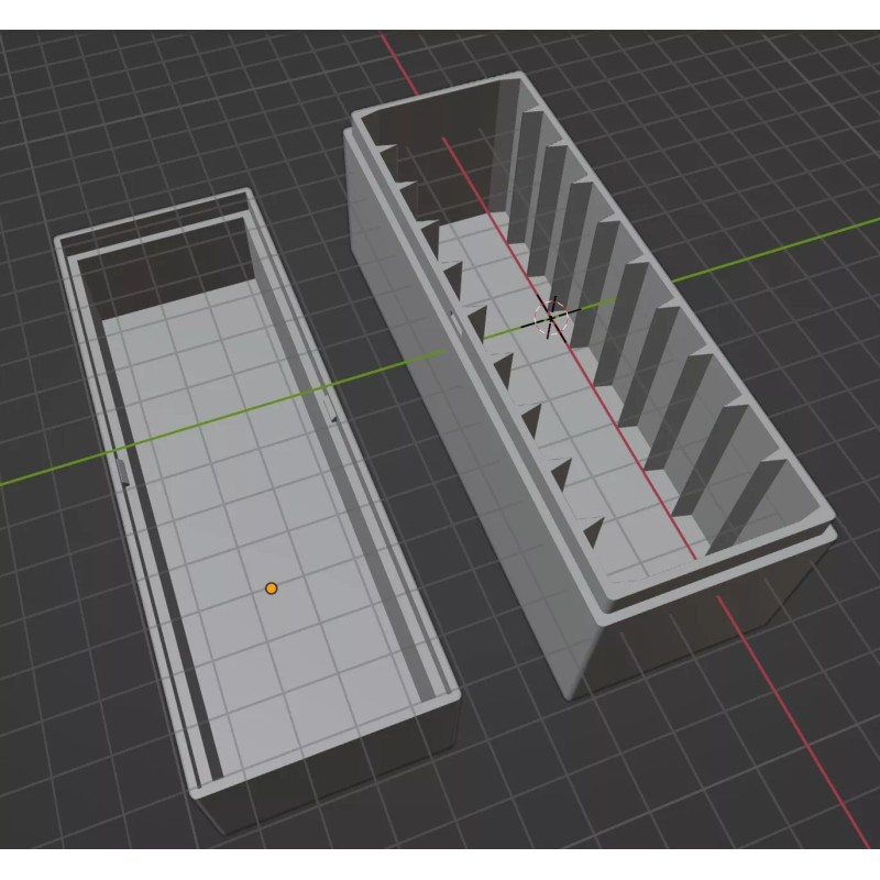 Storage Solutions 3DP Black Storage Box Holds 10x 5oz Silver