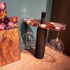 Handcrafted Wine Glass Holder with Flowers Preserve, Wine & Champagne